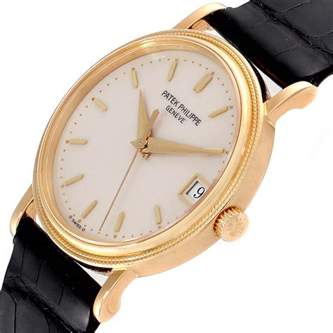 patek philippe calatrava automatic dial men's watch|More.